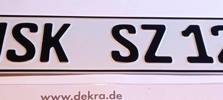 Ab heute wieder HSK-Kennzeichen