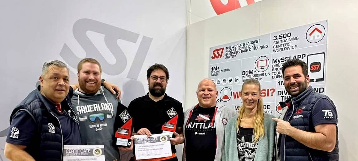 Auszeichnungen für Tauchschule im Sauerland