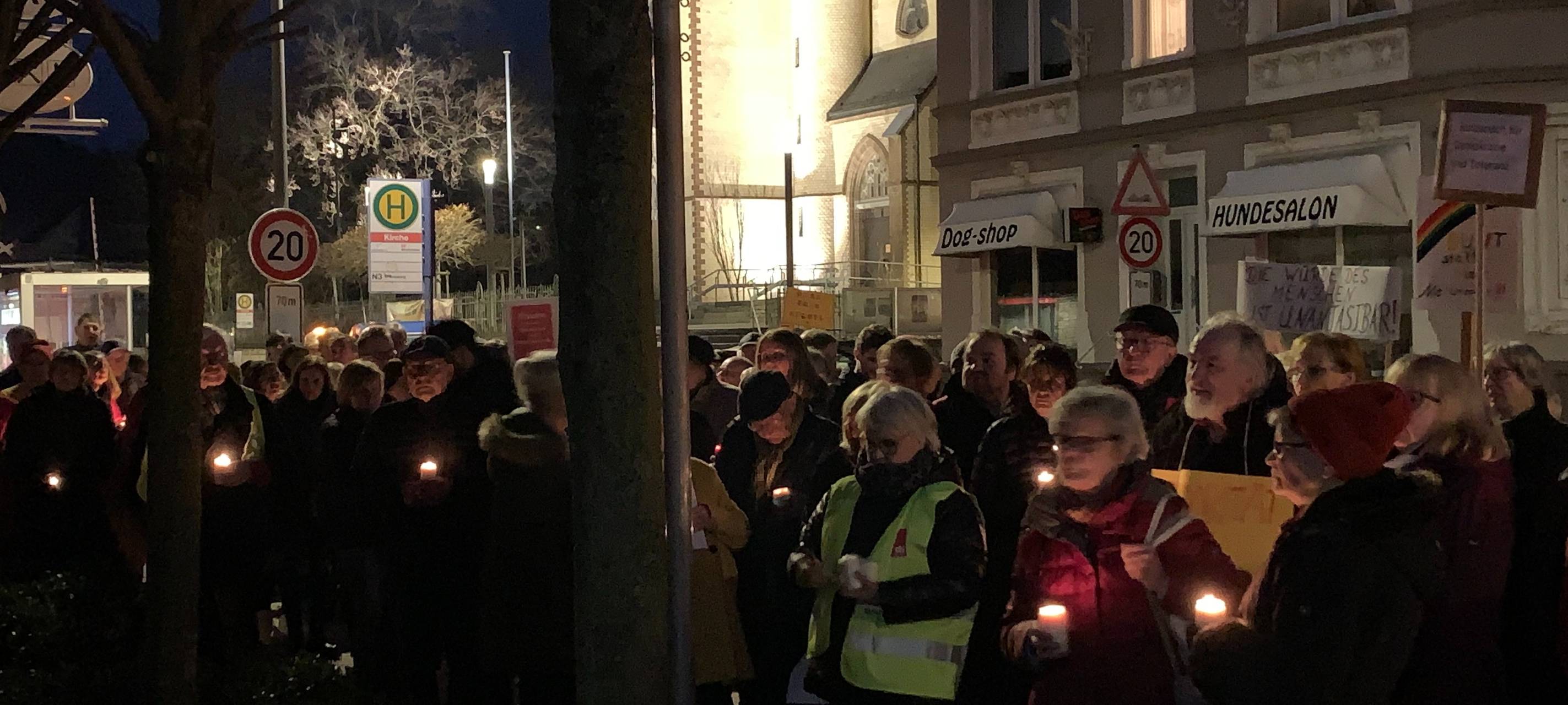 Mahnwache in Oeventrop