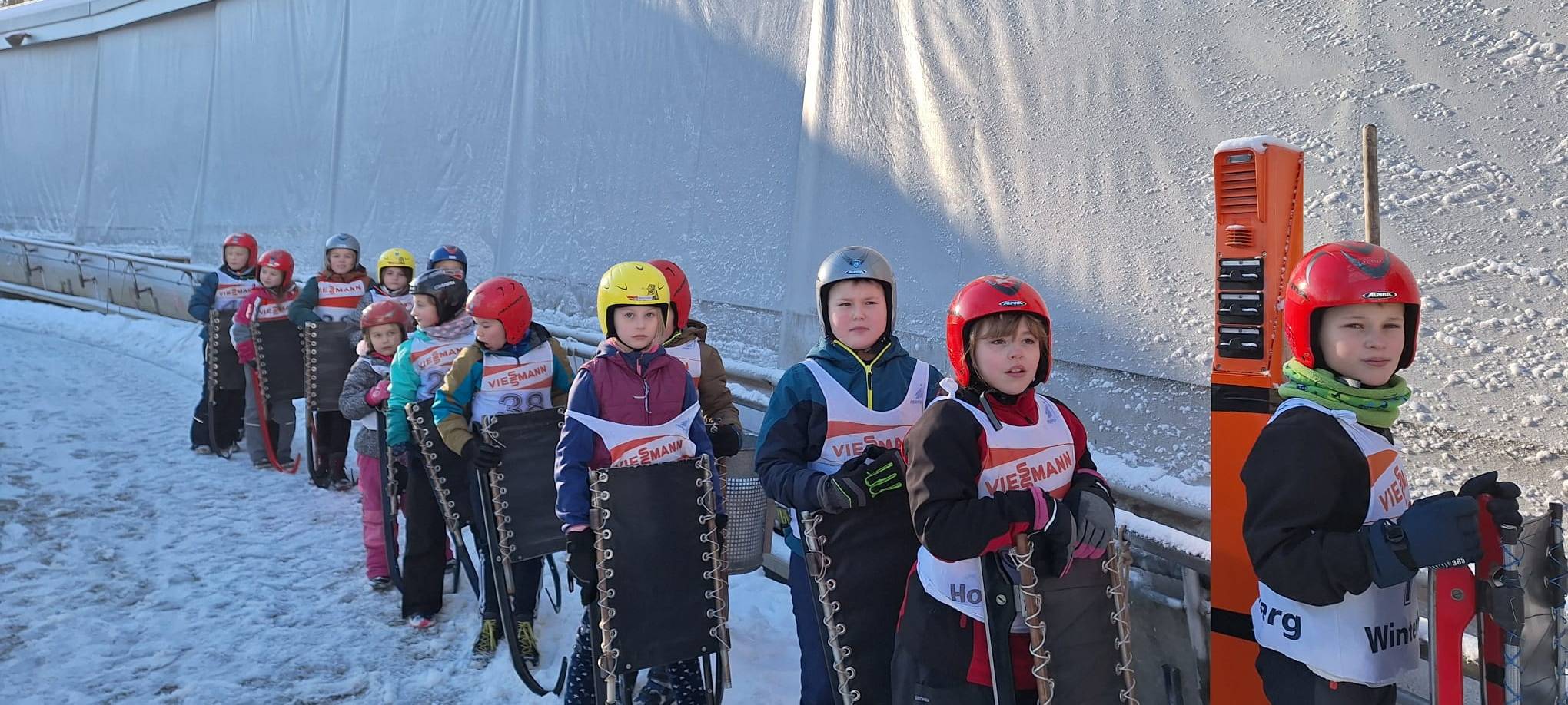 Schulrodeln in Winterberg