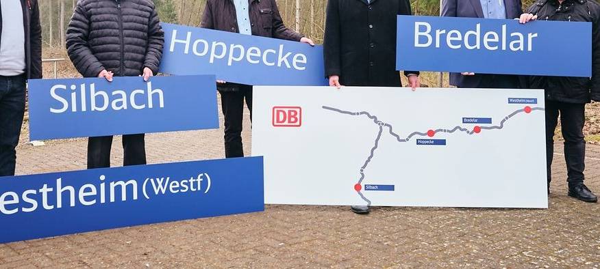 Barrierefreier Ausbau von vier Bahnhöfen im Sauerland