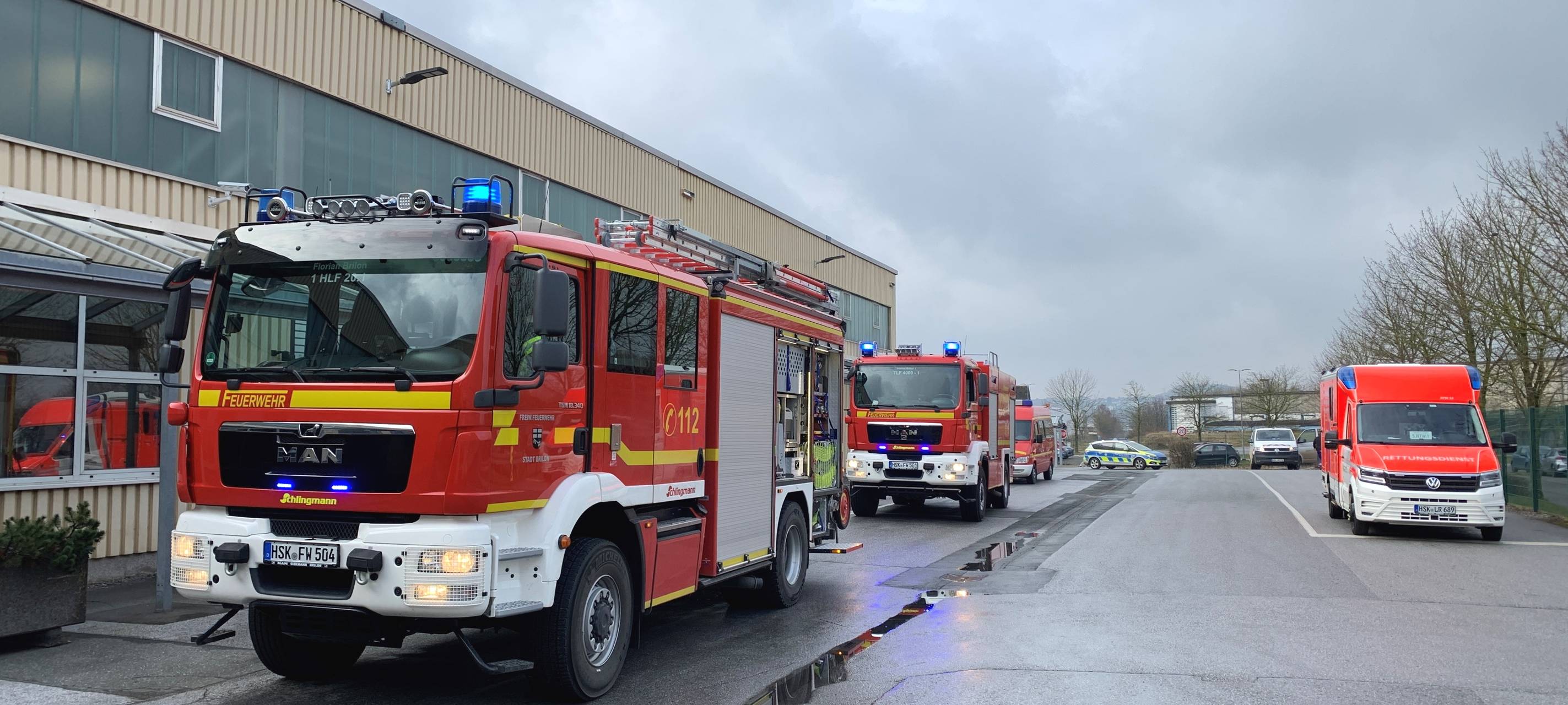 Brilon: Mitarbeiter löschen Brand bei Oventrop