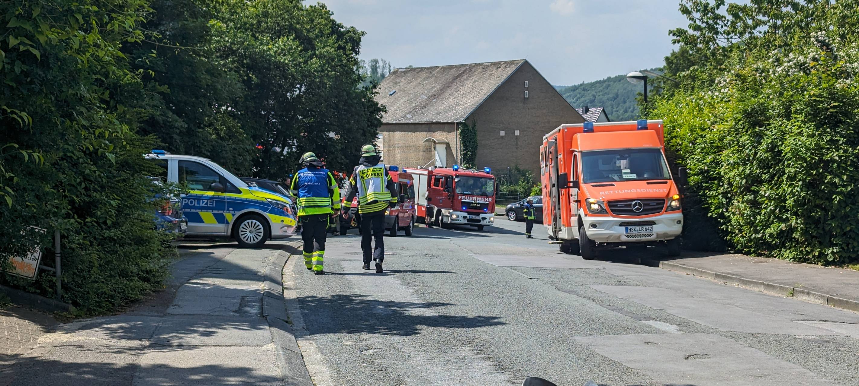 Alt-Arnsberg: Brandeinsatz im Kindergarten