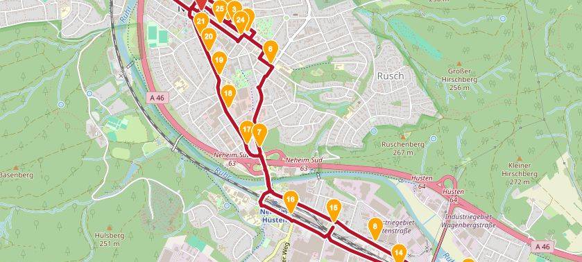 Fahrraddemo "Critical Mass" in Arnsberg-Neheim/Hüsten