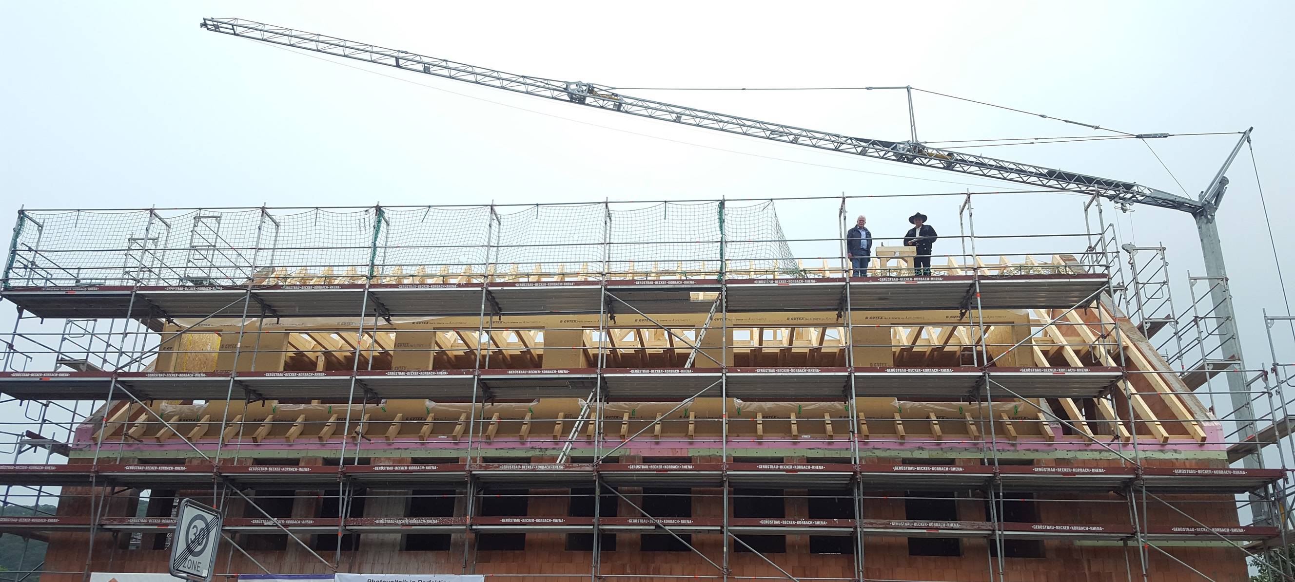 Marsberg: Rathausanbau feiert Richtfest