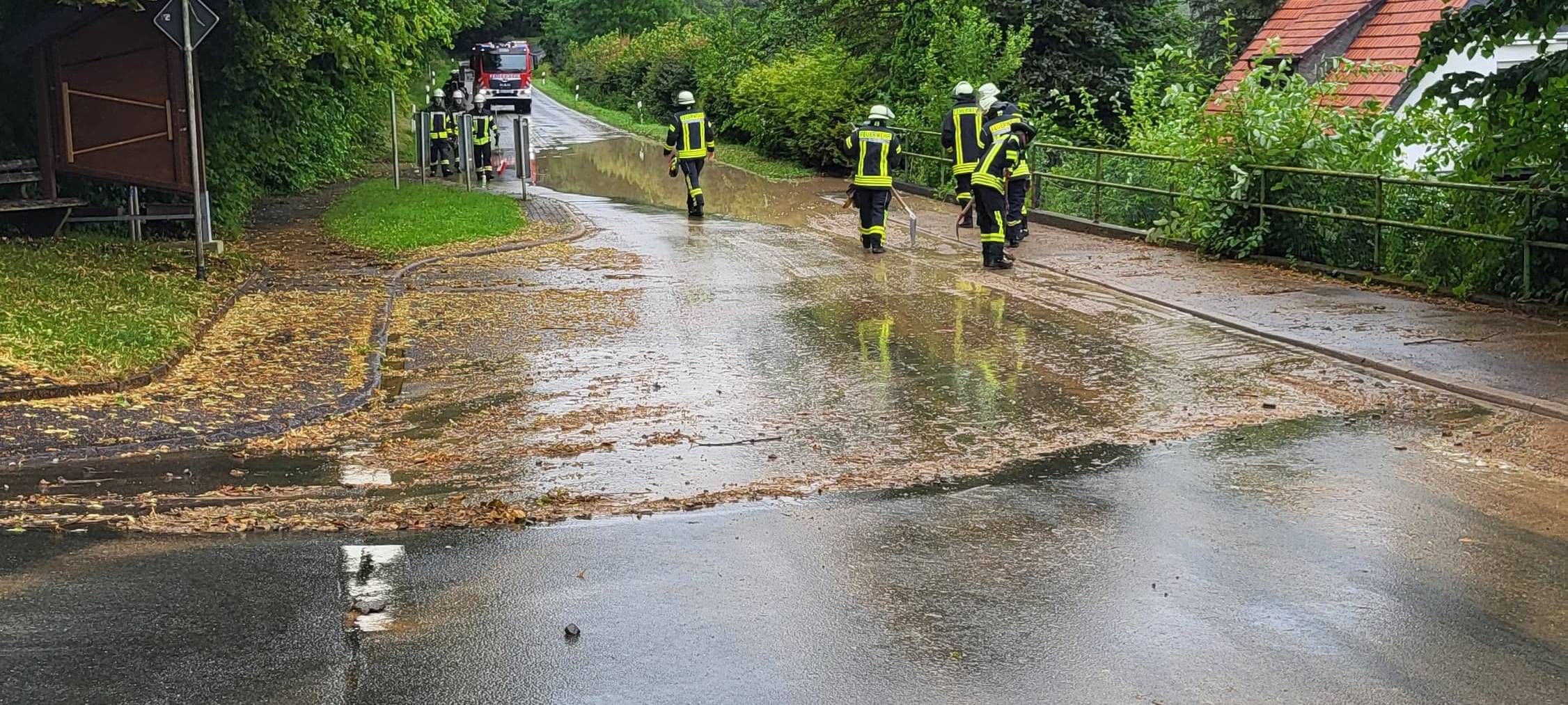 Unwetterfront erwischt Teile des Sauerlandes