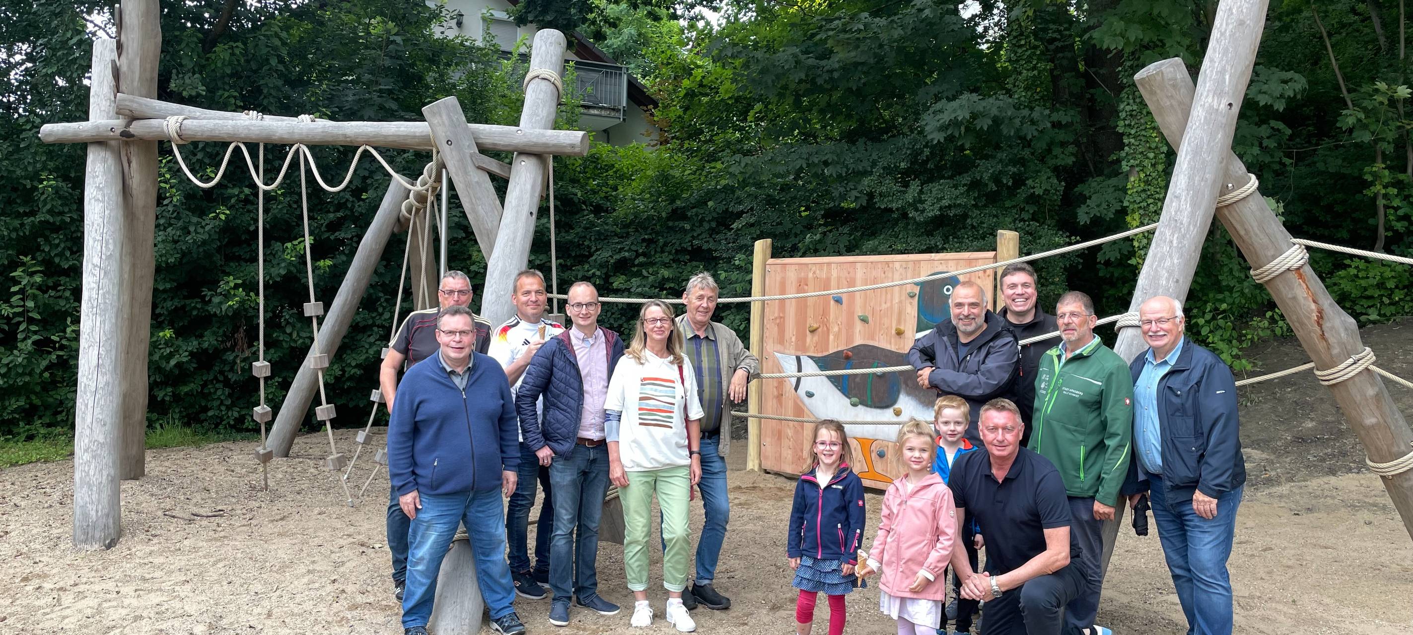 Arnsberg: Wasserspiele für Kinder in Bruchhausen
