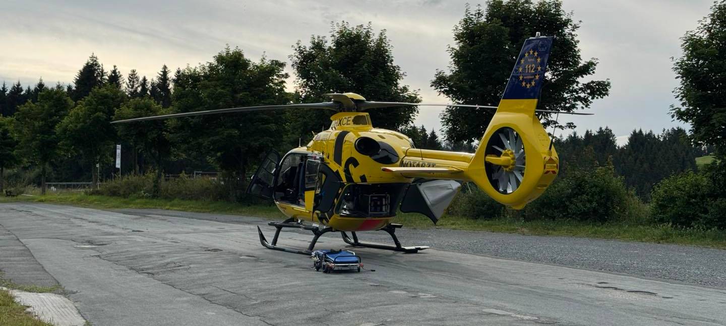 Brilon: Zwei Schwerverletzte bei Motorradunfall