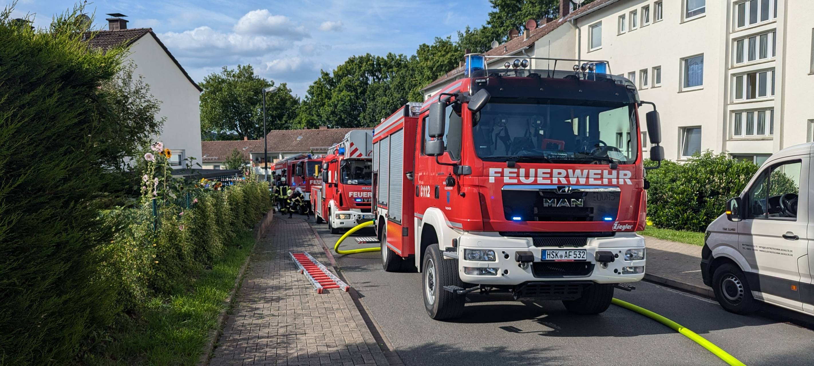 Küchenbrand in Neheim