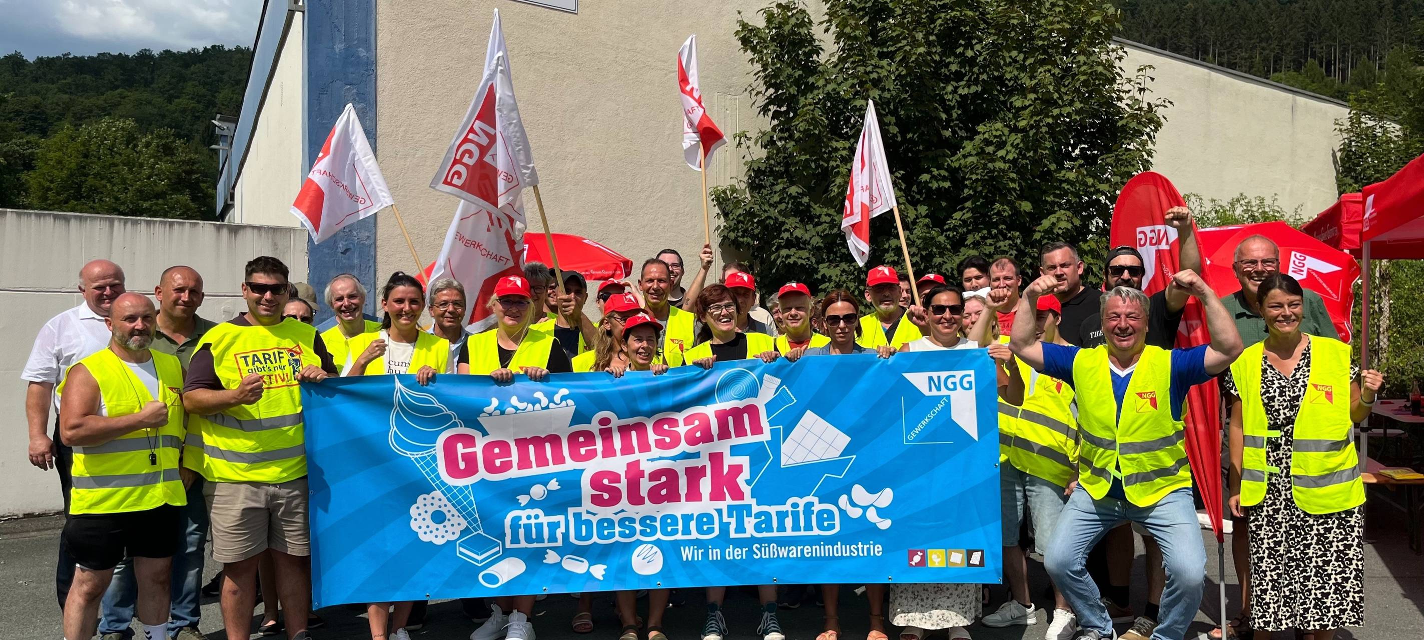 Warnstreik bei Intersnack in Olsberg