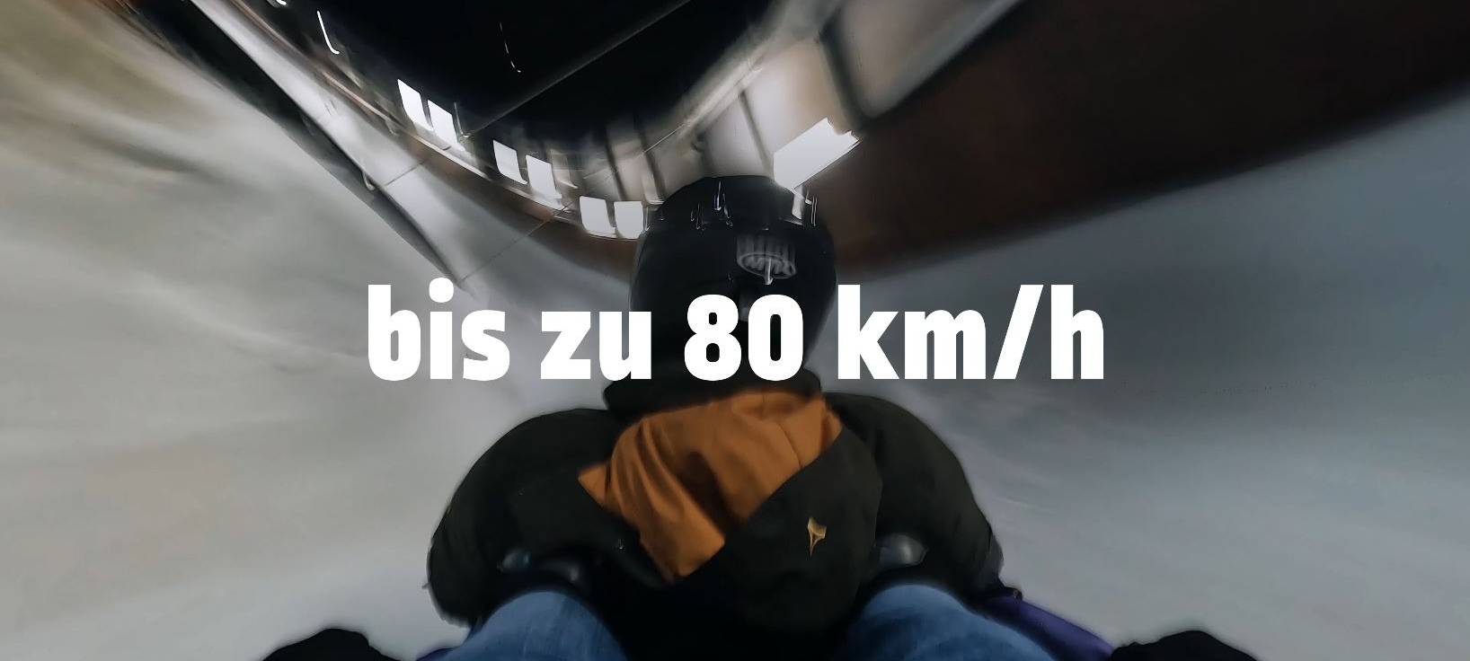 Icetubes auf der Winterberger Bobbahn