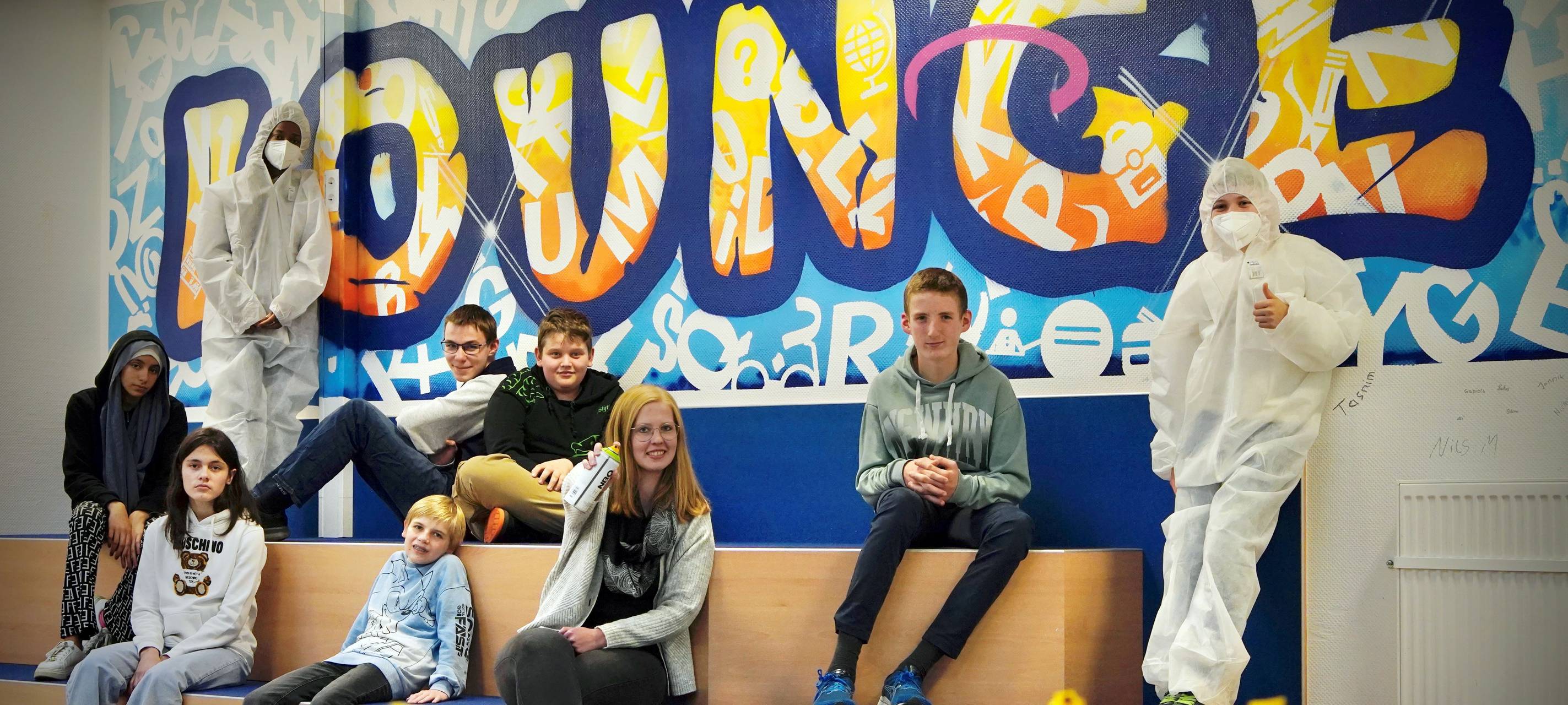 Graffiti-Projekt an der Sekundarschule Olsberg-Bestwig