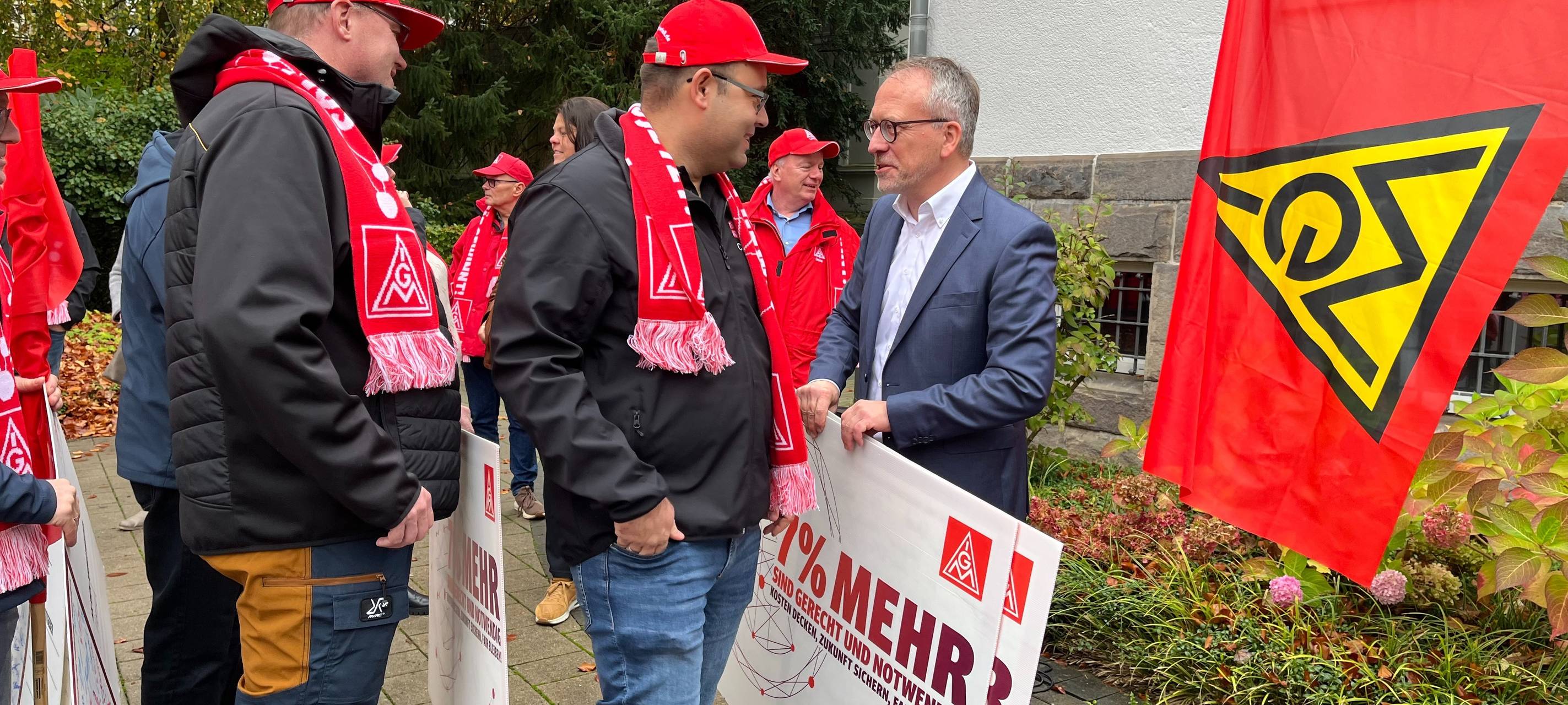 Neheim: Aktion der IG Metall