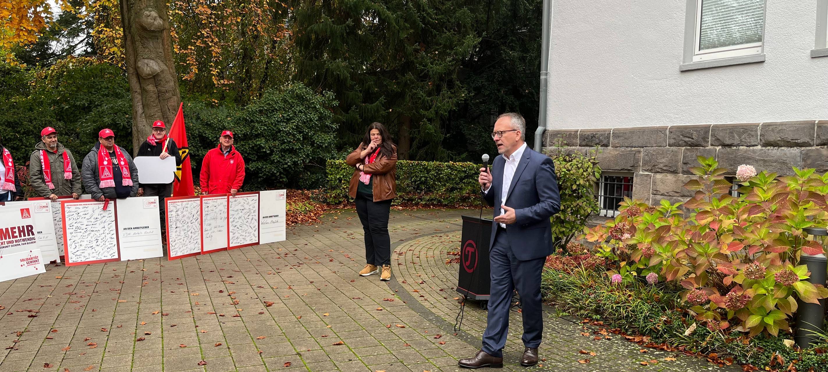 Neheim: Aktion der IG Metall