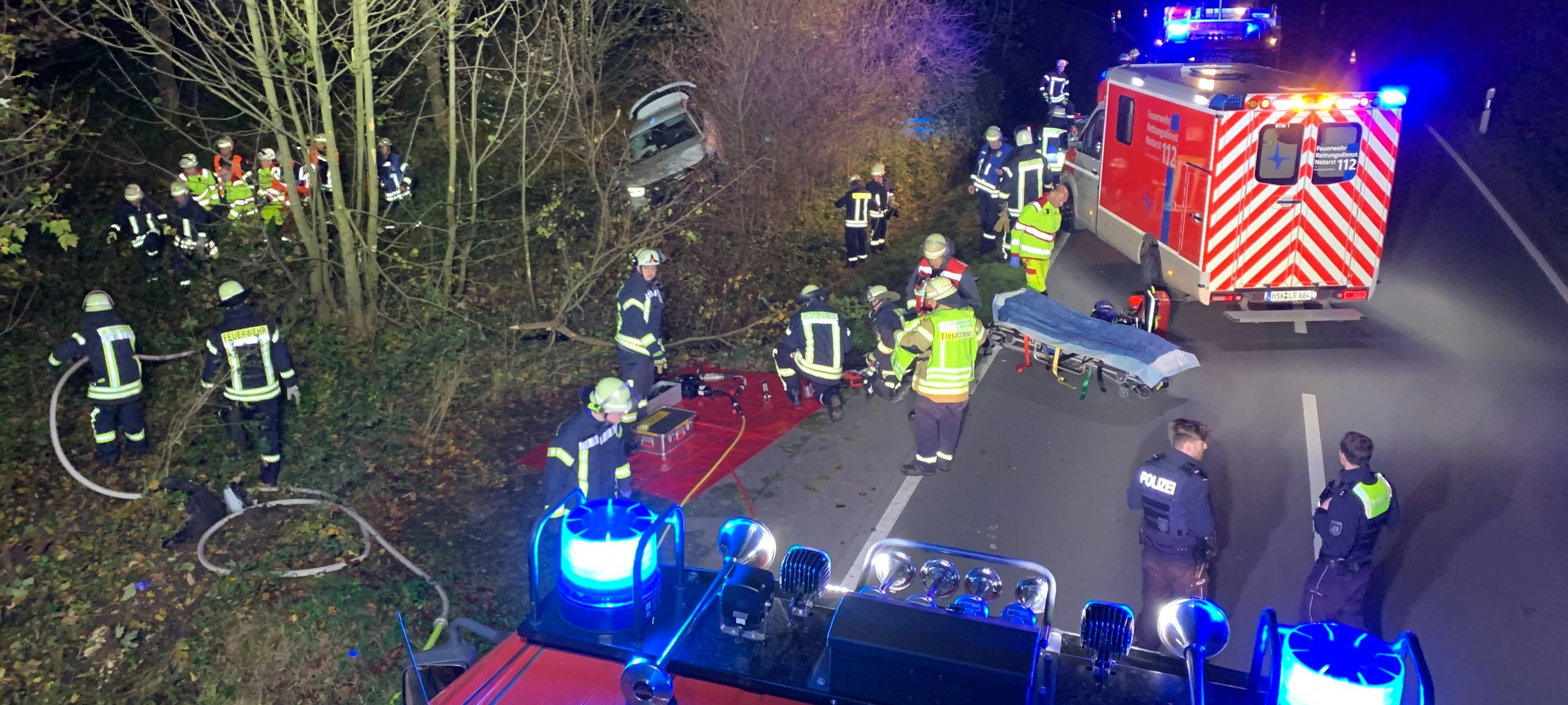Sauerland: Verkehrsunfall in Brilon-Nehden