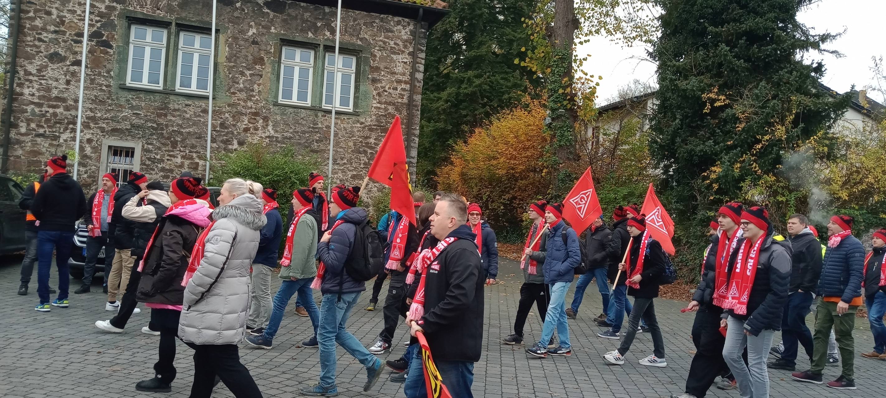 Warnstreik der IG Metall Arnsberg
