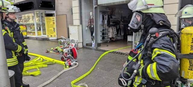 Arnsberg: Feuerwehreinsatz in Neheimer Fußgängerzone