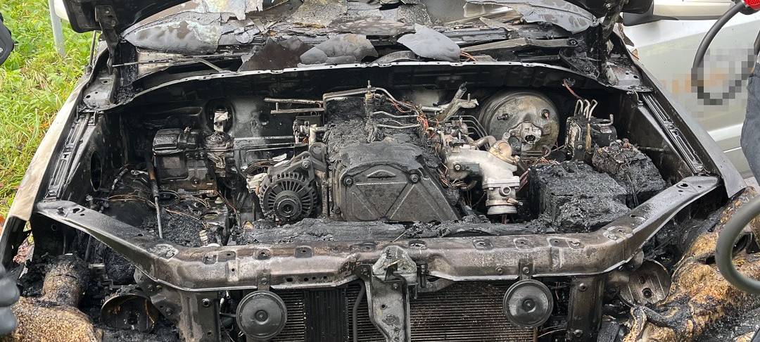 Autobrand in Sundern