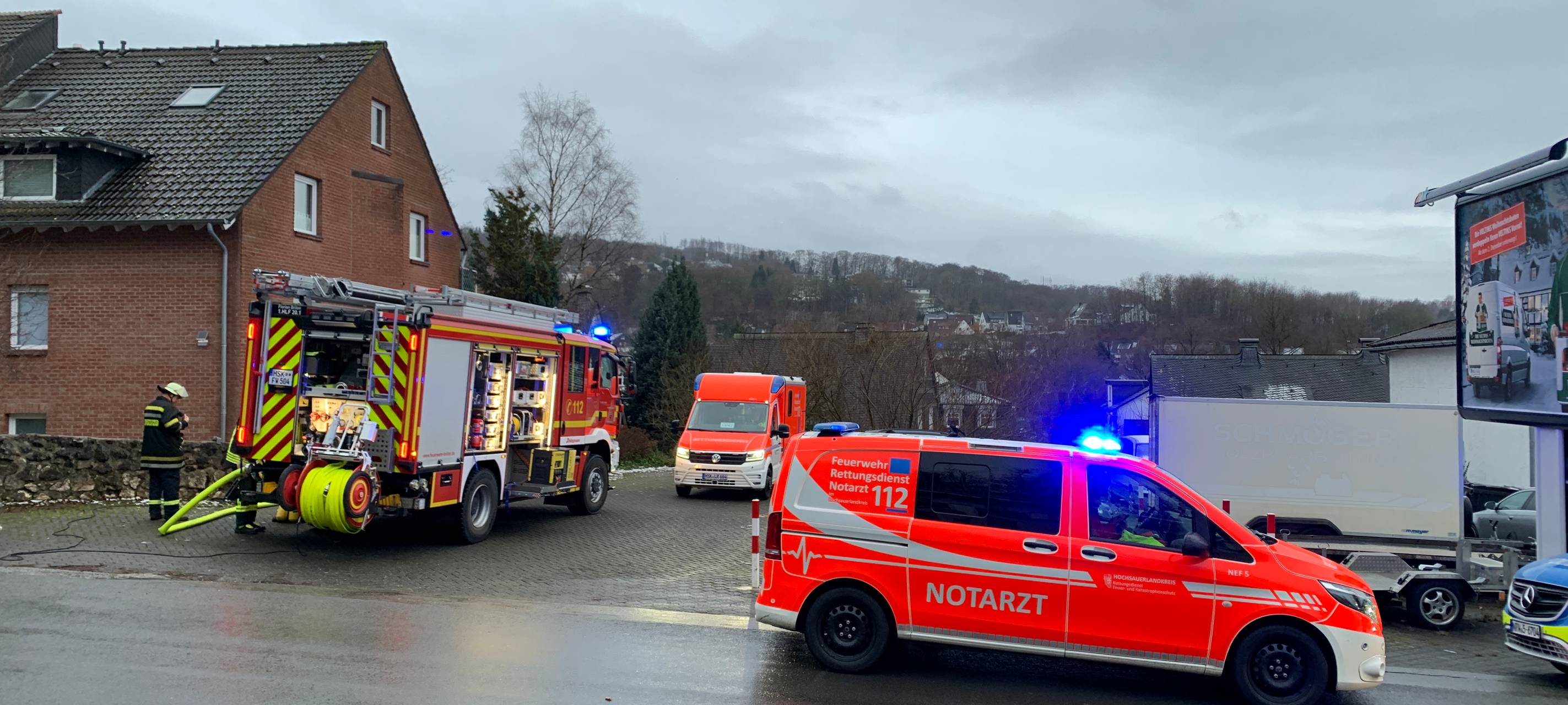 Feuerwehreinsatz in Brilon