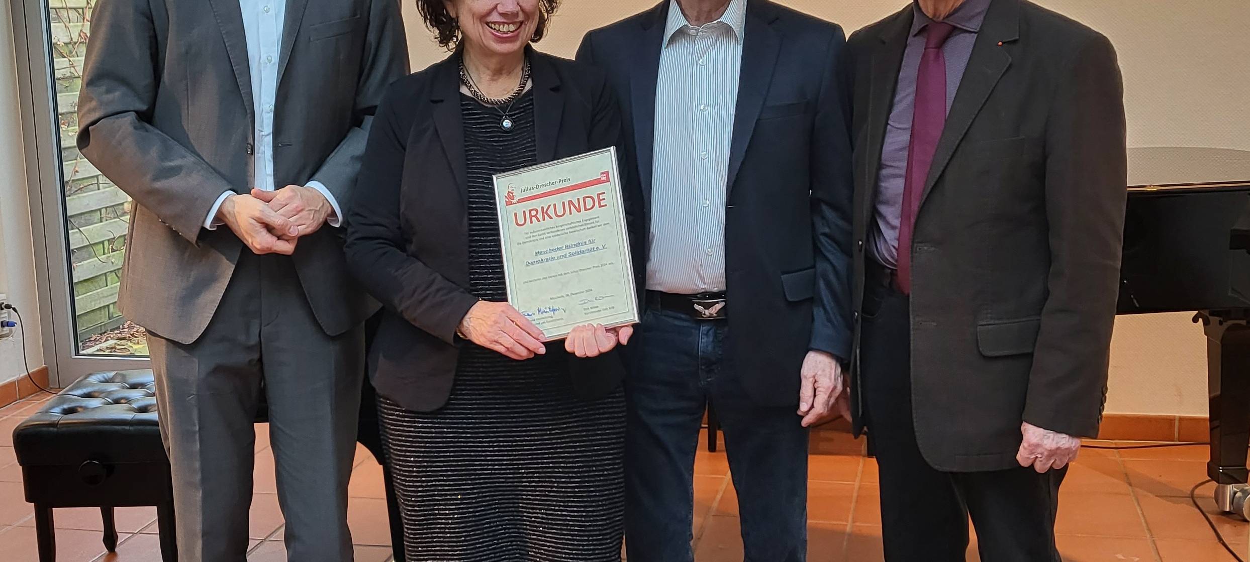 Preis Mescheder Bündnis für Demokratie und Solidarität