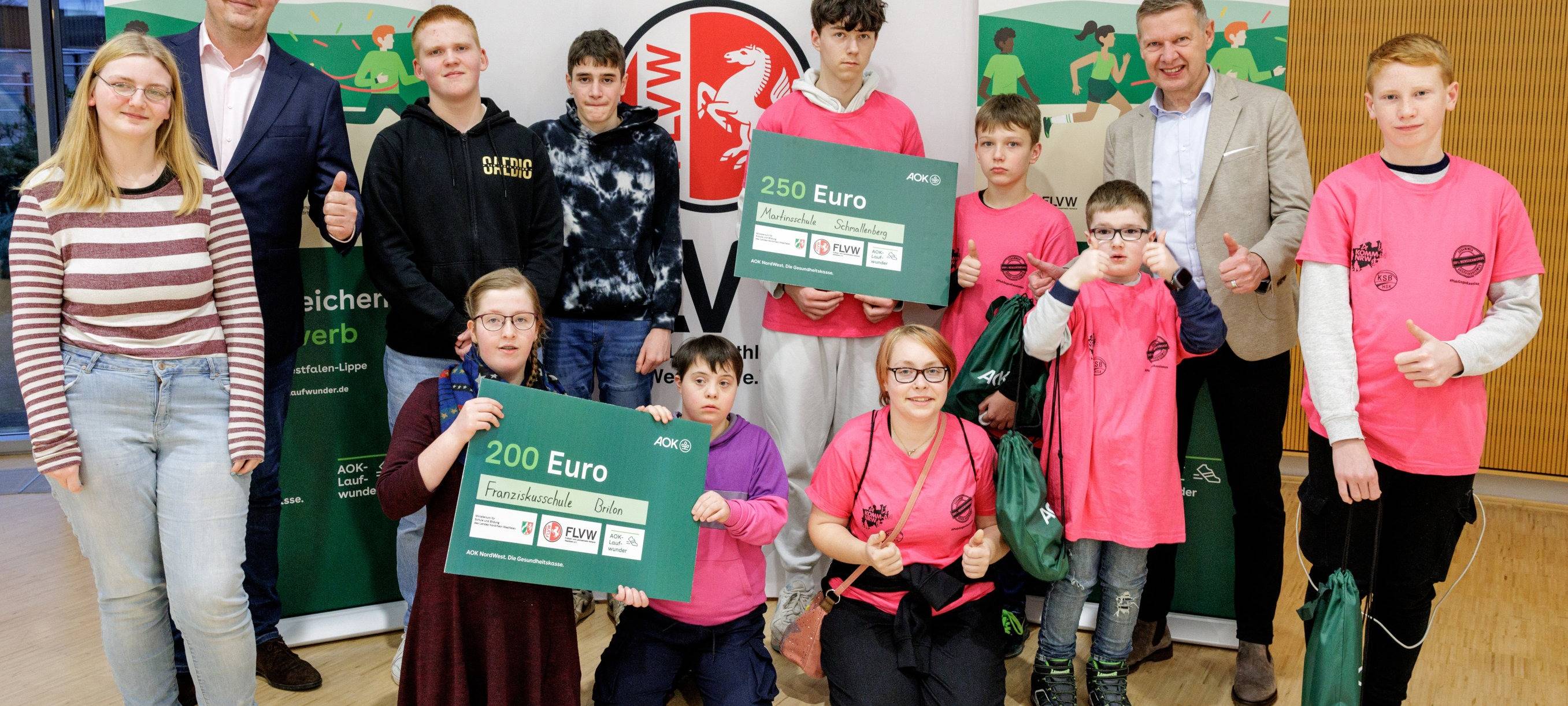 Sauerland: Lauffreudige Schulen bekommen Auszeichnung