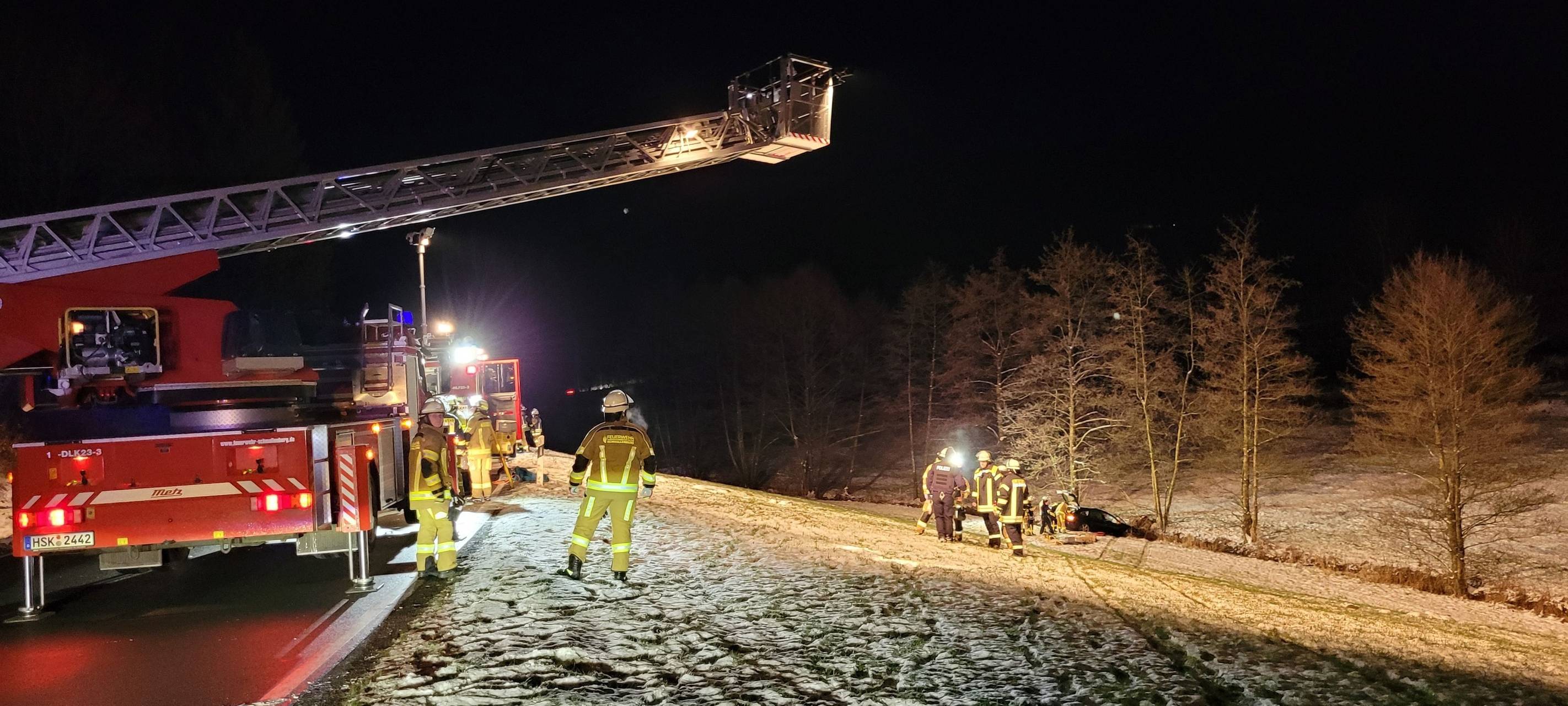 Schmallenberg: Pferde lösen schweren Verkehrsunfall aus