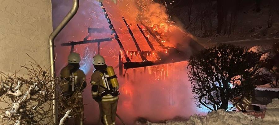 Olsberg: Großeinsatz der Feuerwehr in Brunskappel