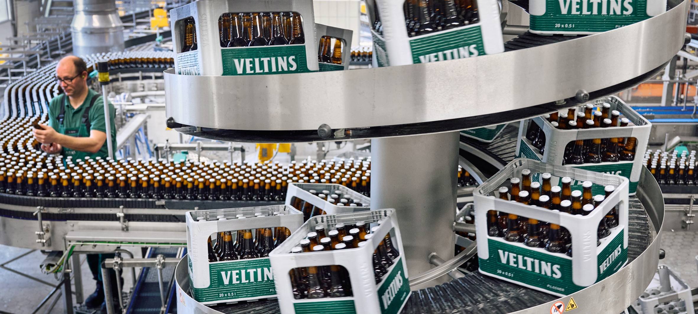 Veltins mit Jubiläumsjahr zufrieden