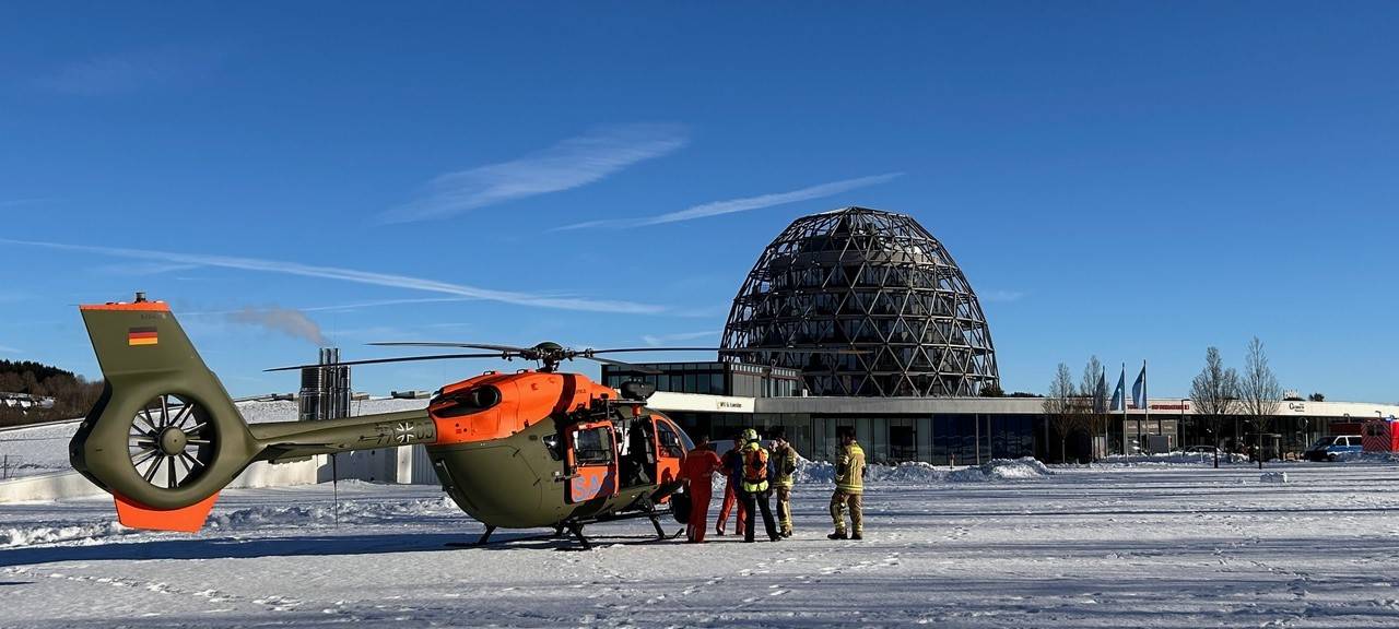 Winterberg: Hubschrauber rettet Wanderin nach Sturz
