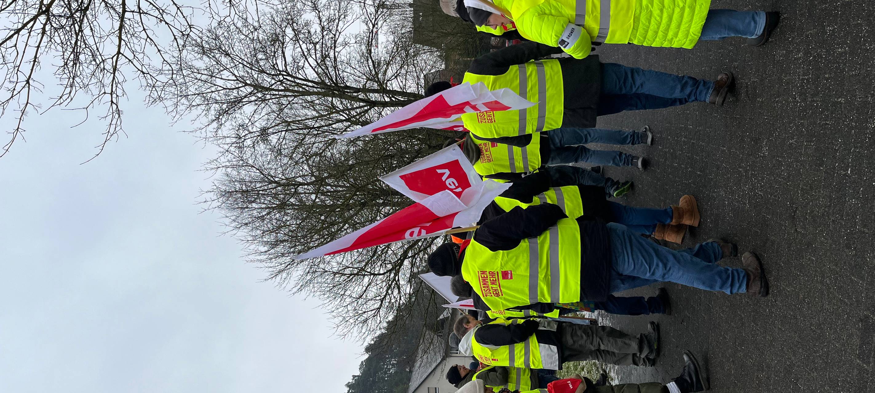 In Marsberg wurde heute gestreikt