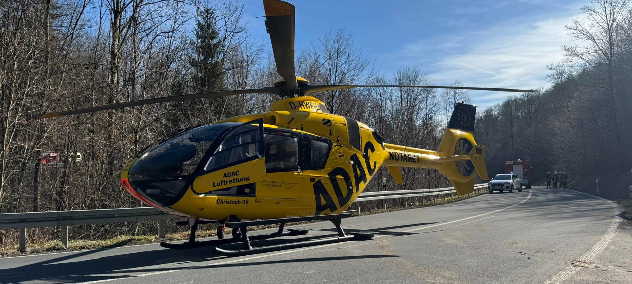 Marsberg: schwerer Unfall auf der L 549