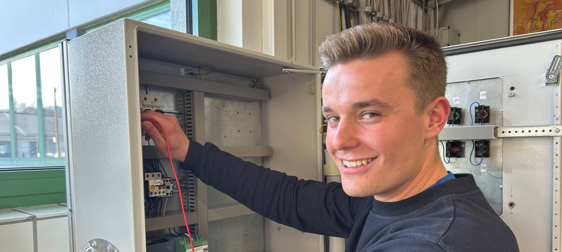 Azubi Moritz bei Westnetz