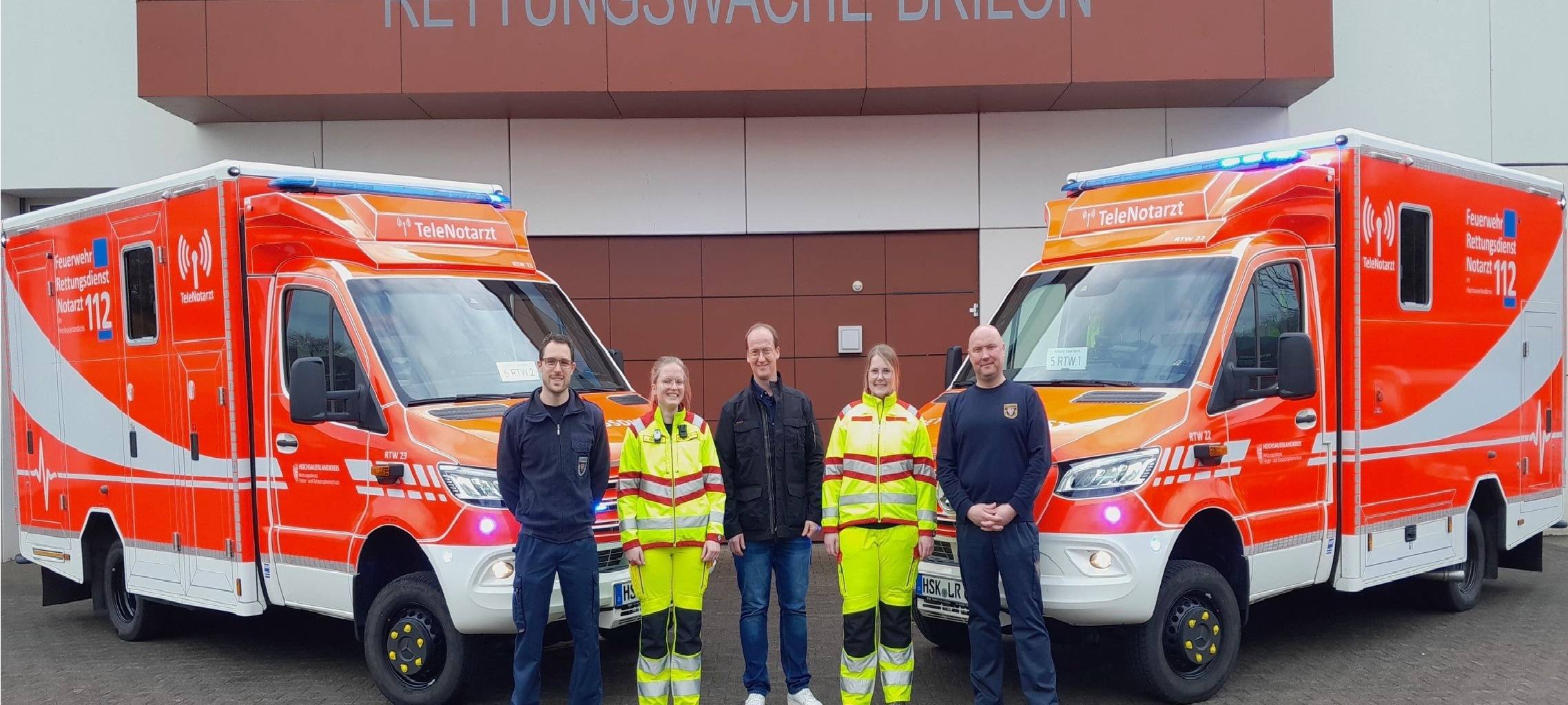 Neue Rettungswagen für den Hochsauerlandkreis
