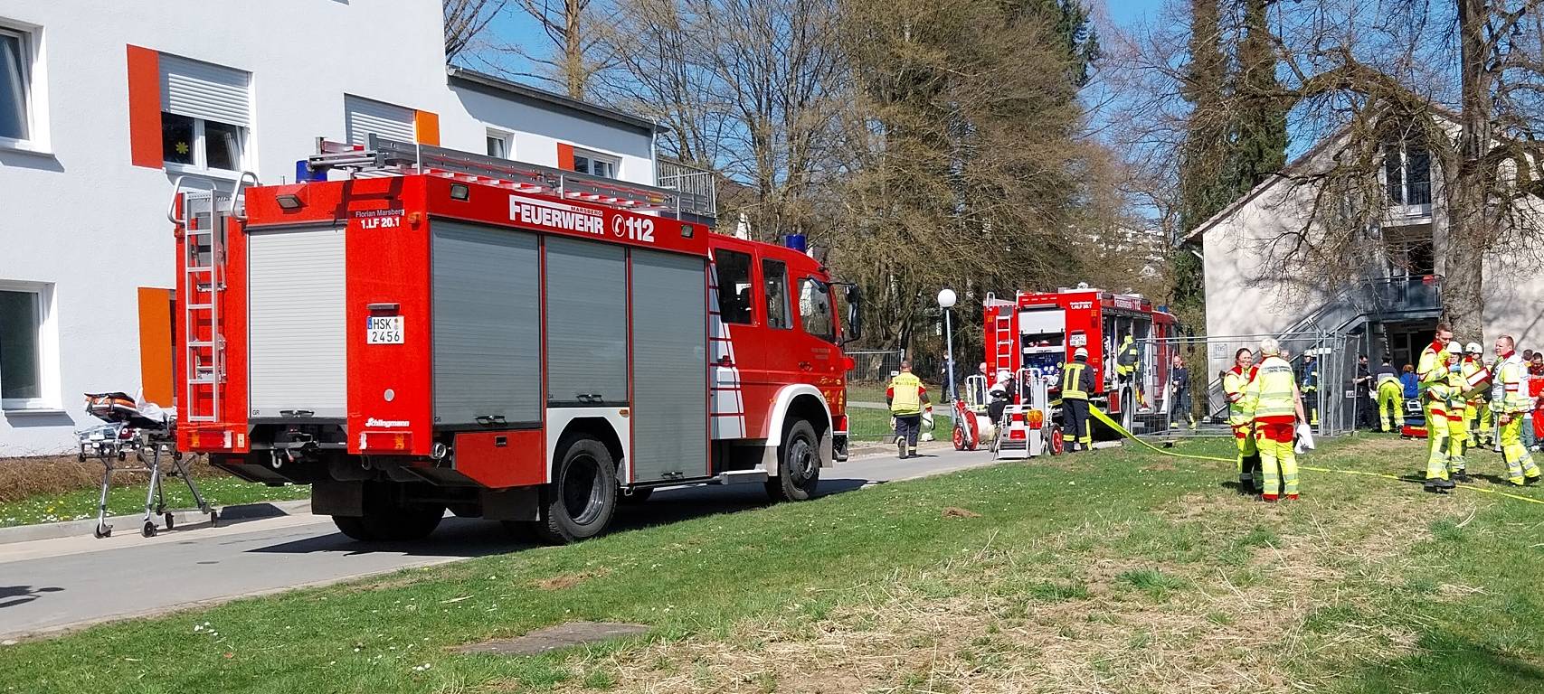 Marsberg: Großeinsatz der Feuerwehr