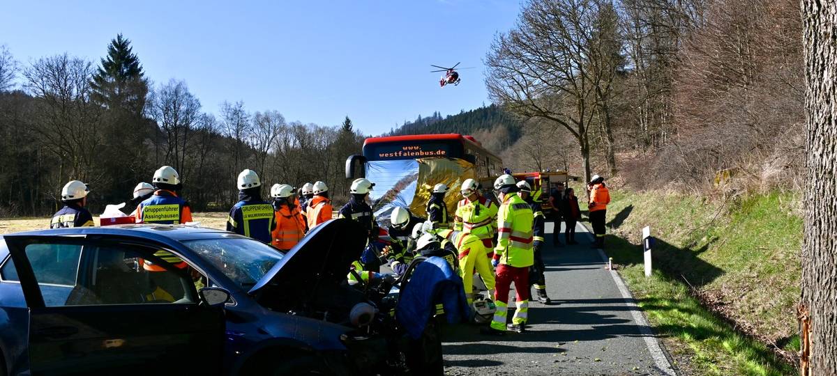 Olsberg: Schwerer Unfall bei Brunskappel