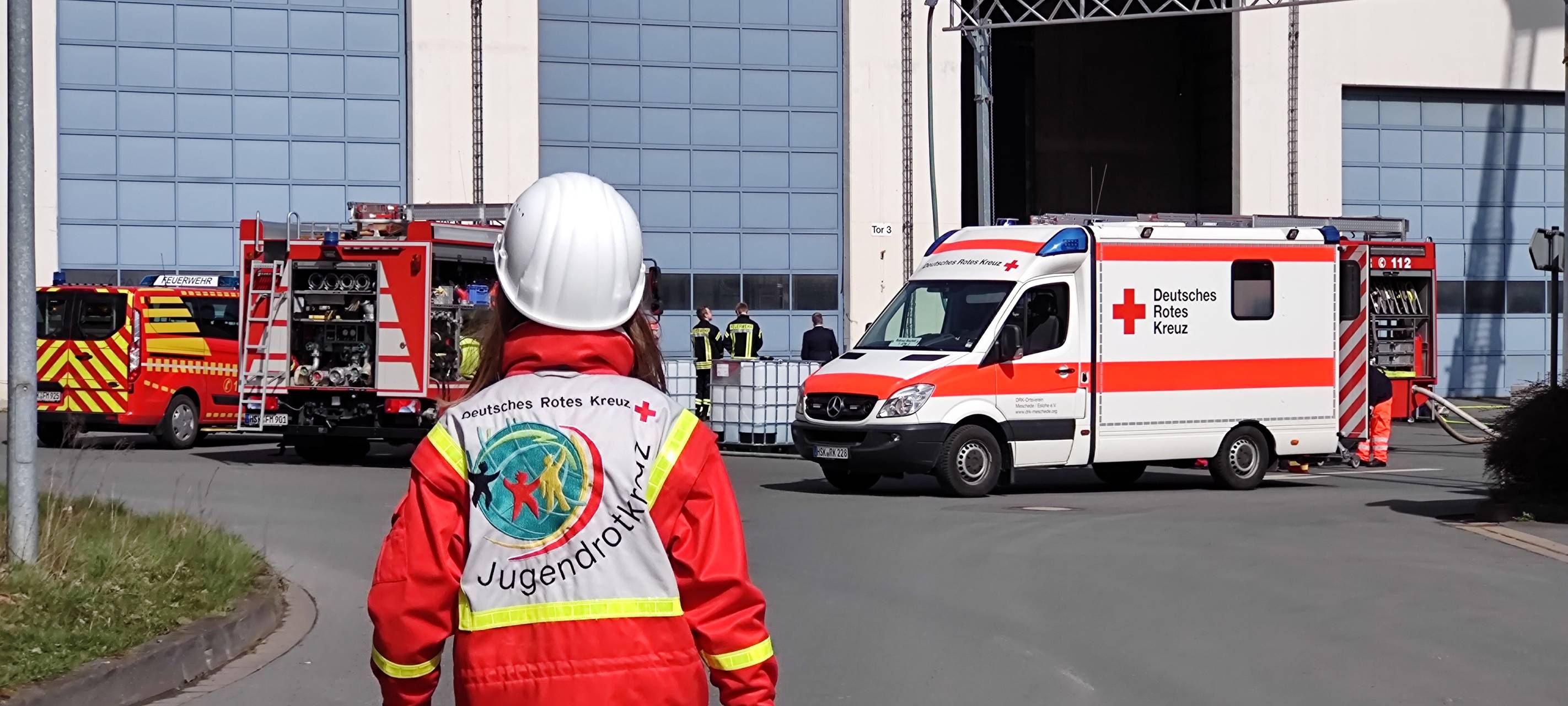 Jugendrotkreuz Meschede bei 24-Stunden-Übung