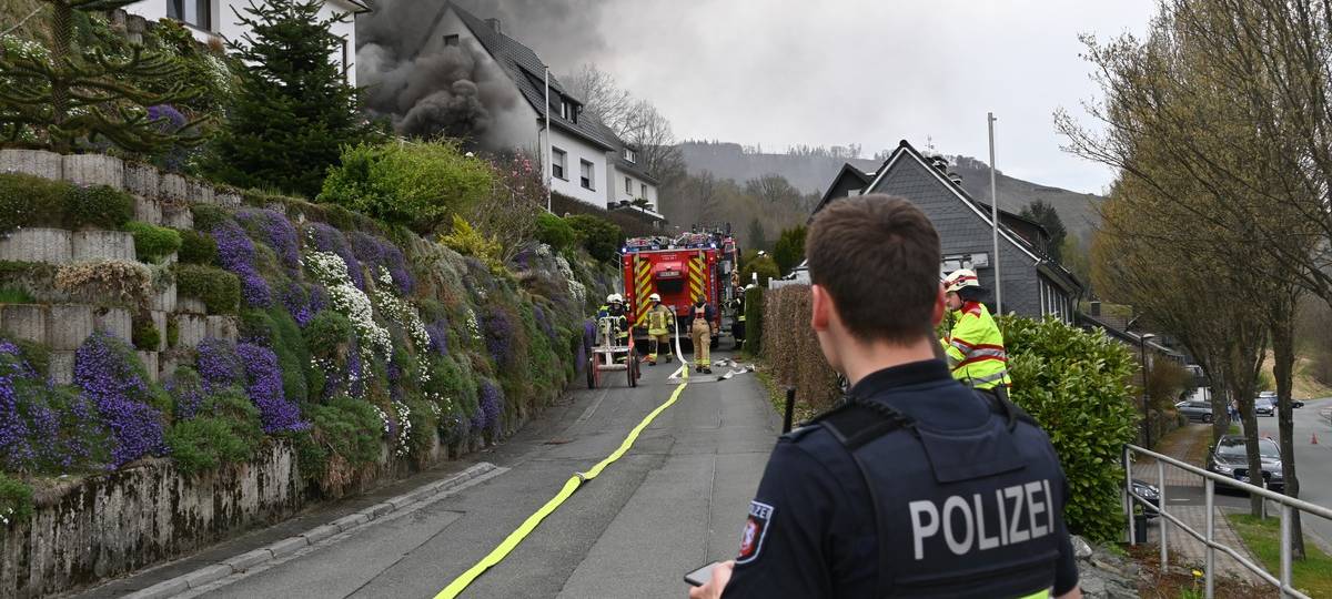 Sauerland: Großeinsatz der Feuerwehr in Olsberg