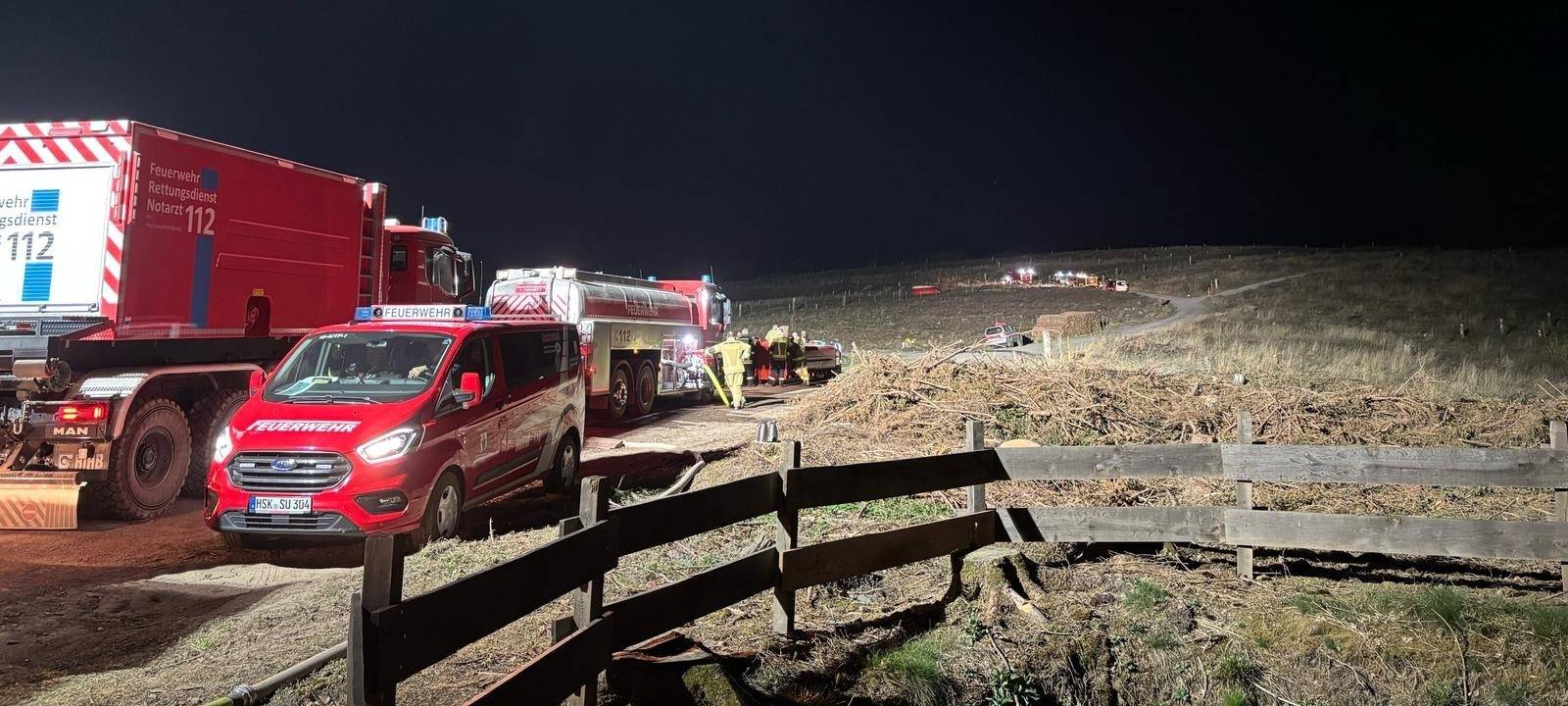 Waldbrand in Sundern