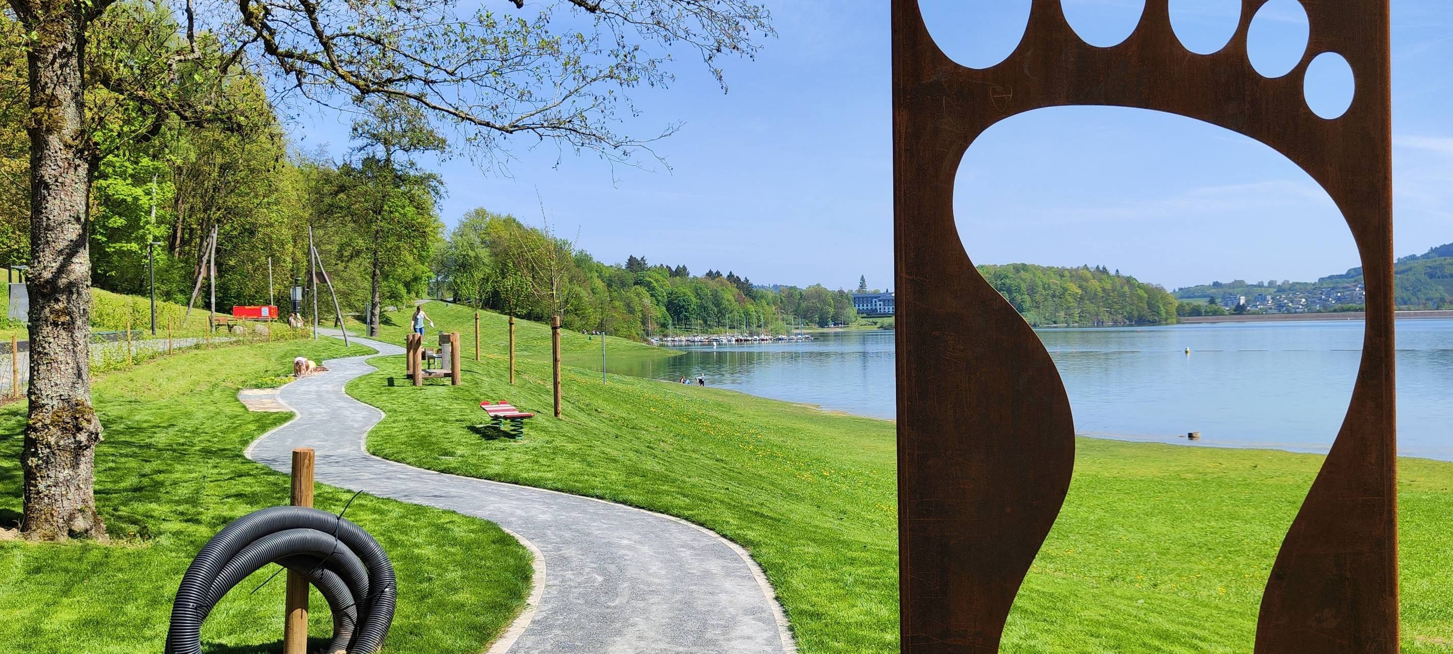 Zum Nachhören: Neuer Barfußpfad am Hennesee