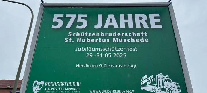 Arnsberg: Müscheder Schützen feiern Jubiläum