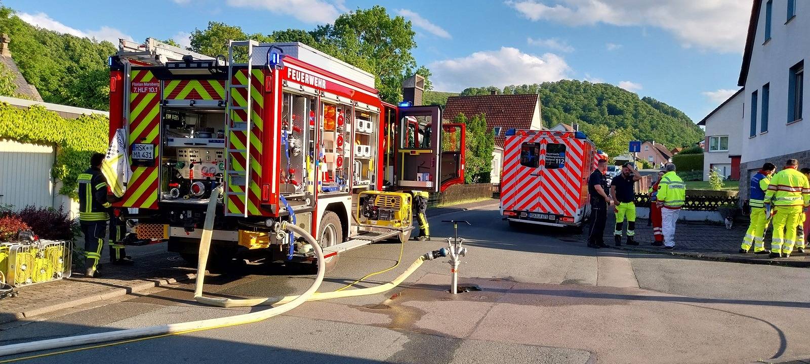 Marsberg: Feuerwehreinsatz in Bredelar
