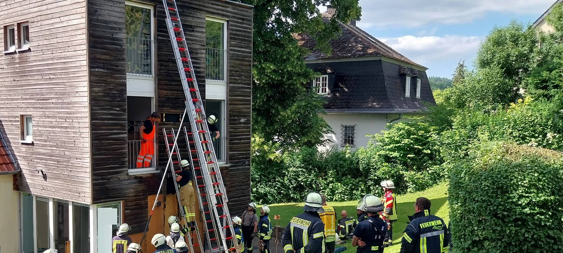 Feuerwehreinsatz in Marsberg