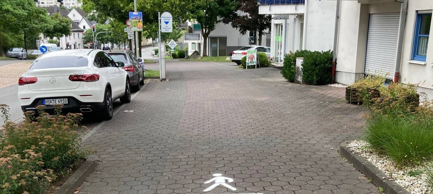 Radweg zwischen Meschede und Warstein an der B55