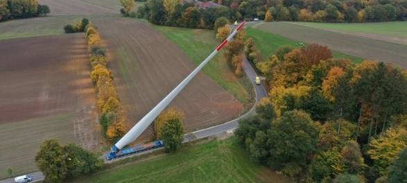 Arnsberg: Rotorblätter-Transport nach Müschede
