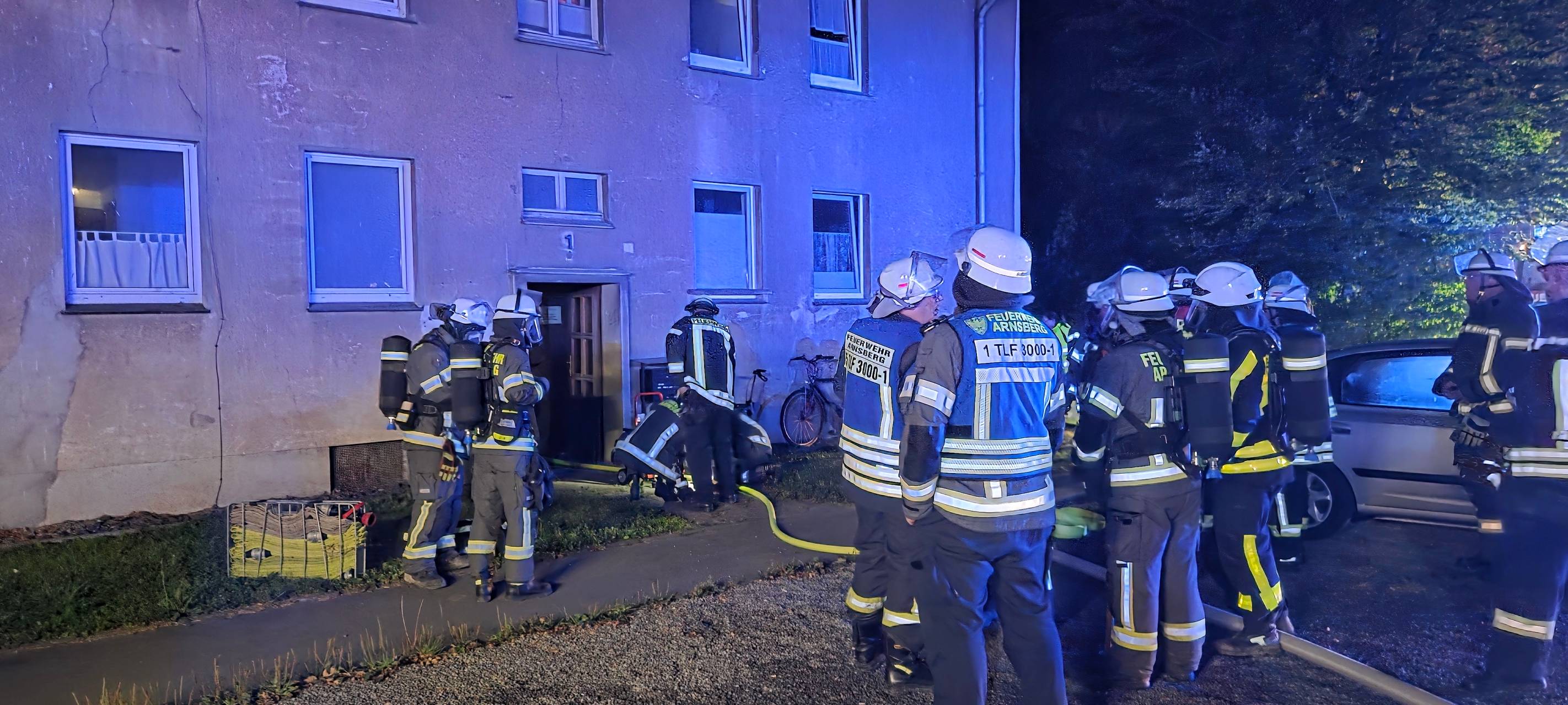 Arnsberg: Brand in Wohngebäude