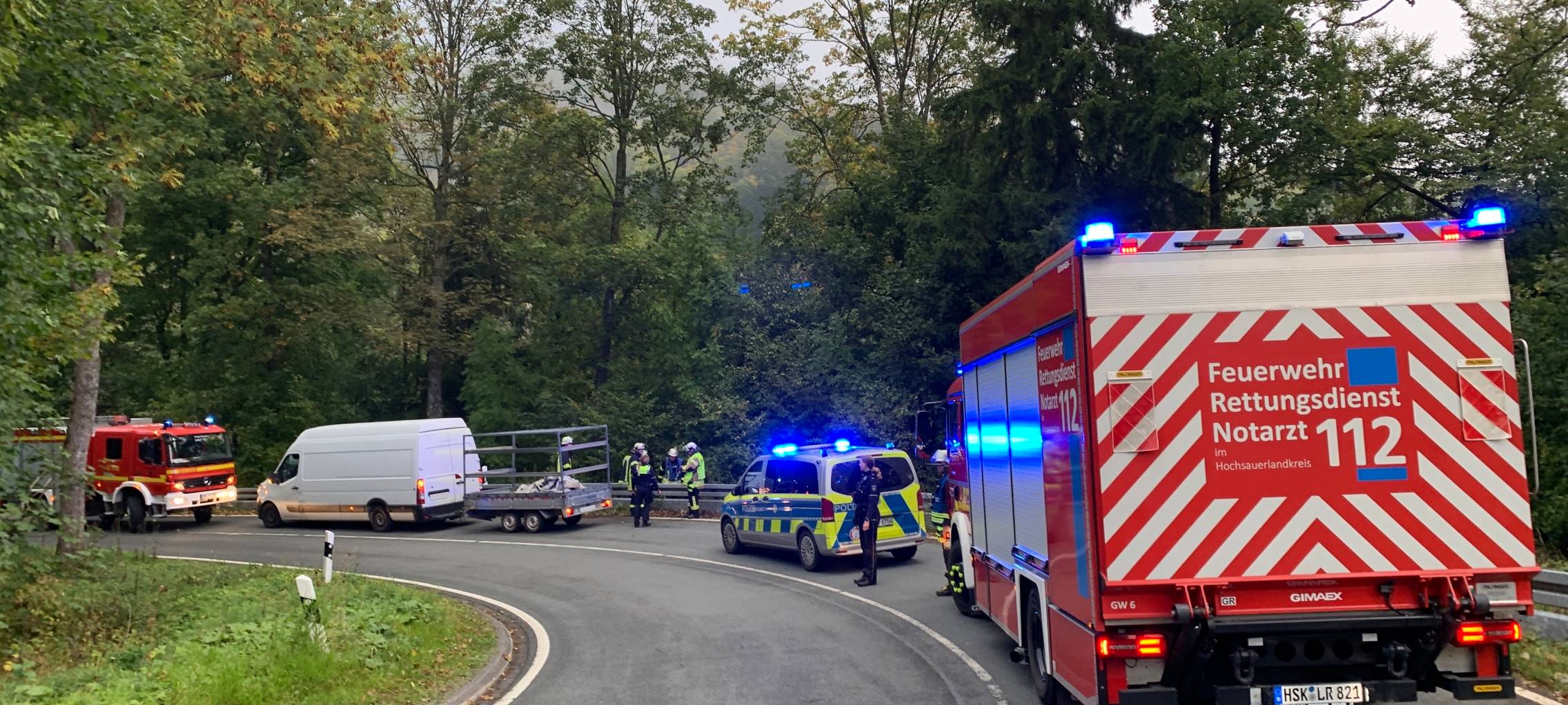 Brilon: Transporter verliert Ladung