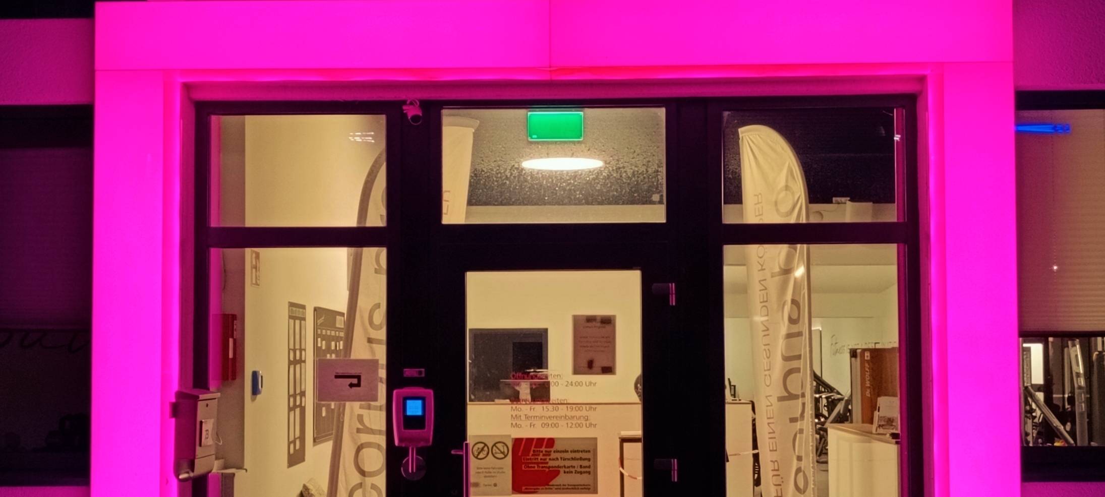Perfekte Lichtreklame als Hingucker