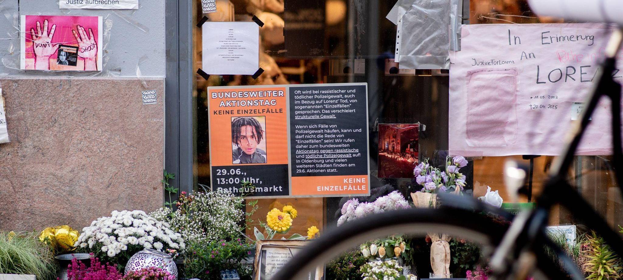 Trauer in Oldenburg um getöteten Lorenz