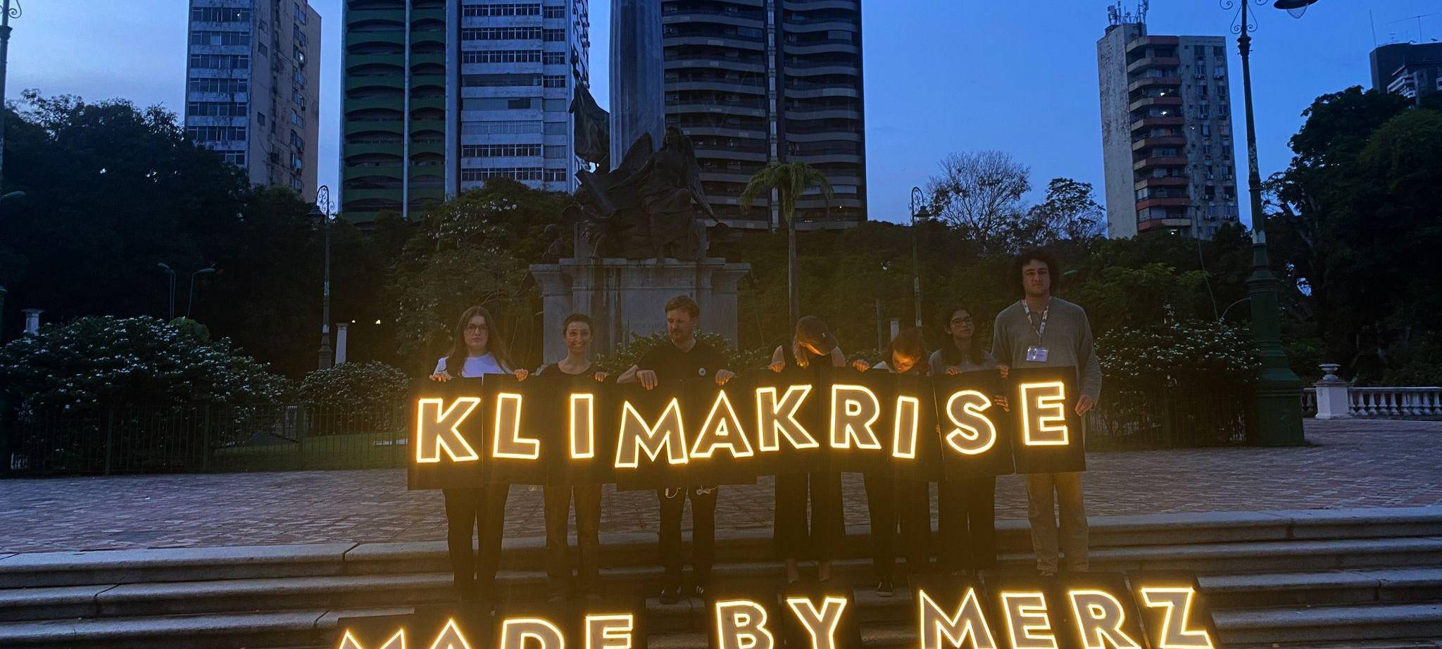 Protestaktion von Fridays for Future