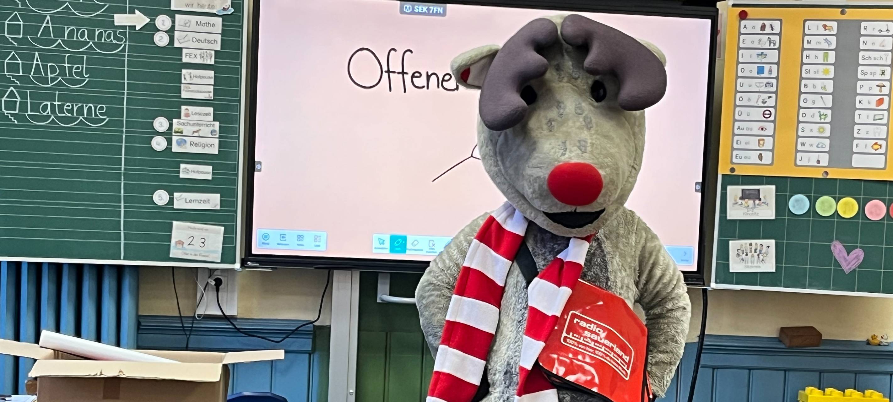 Zum Nachhören: Unser Emil besucht Grundschulen